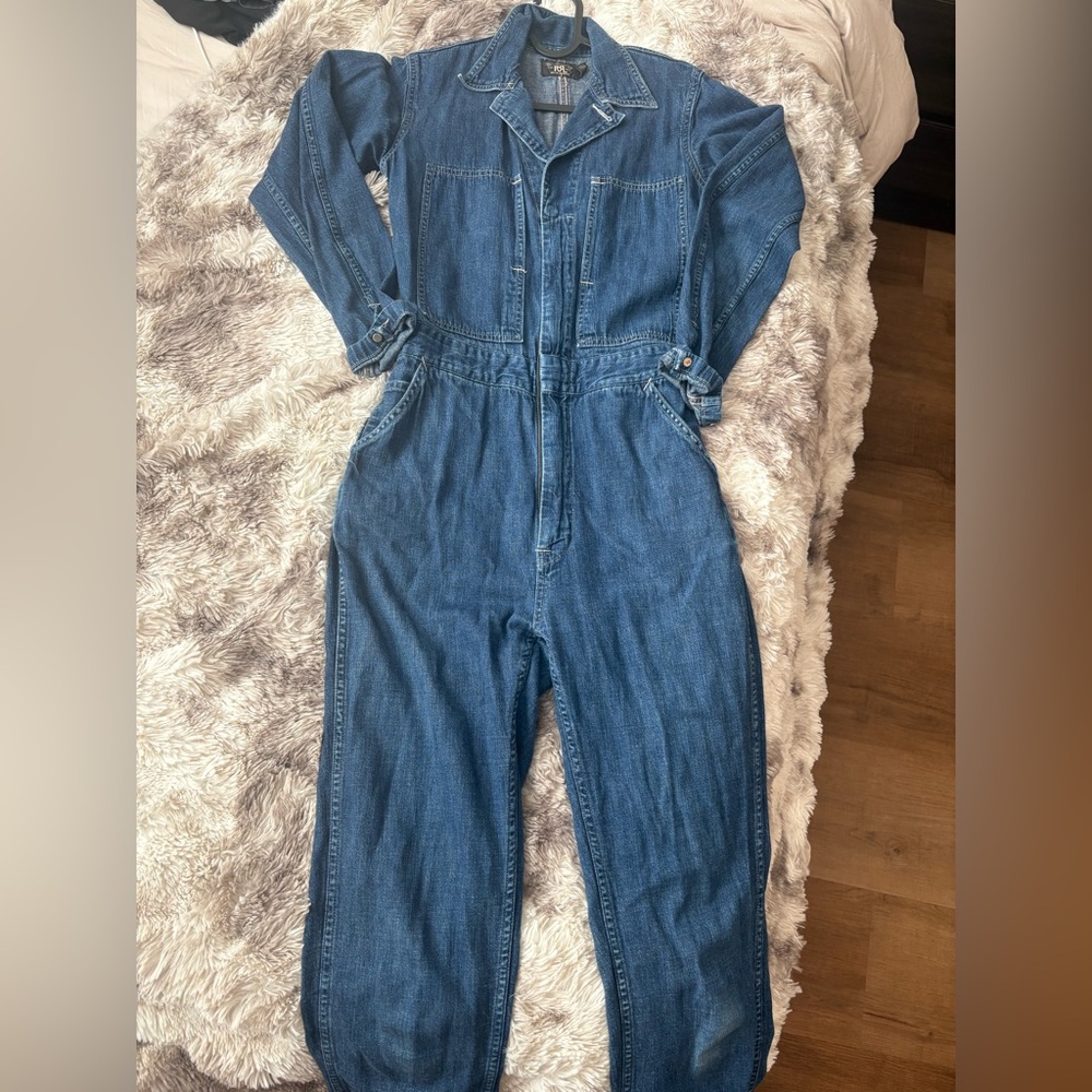 Ralph Lauren Double RL RRL Indigo Coveralls
